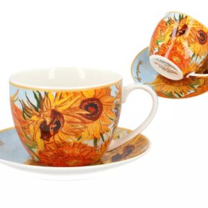 Filiżanka ze spodkiem Carmani V. van Gogh – Słoneczniki