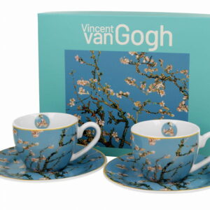 Filiżanki espresso Duo – Van Gogh Almond Blossom (Komplet 2 szt.)