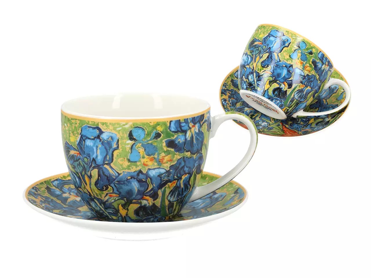 Filiżanka ze spodkiem Carmani V. van Gogh – Irysy - obrazek 2