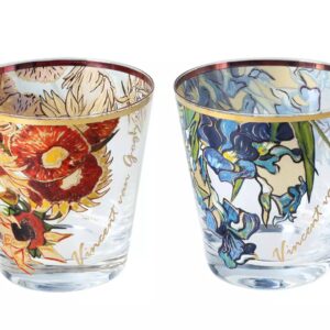 Komplet 2 Szklanek do Whisky Carmani Vincent Van Gogh – Gwiaździsta Noc i Taras Kawiarni