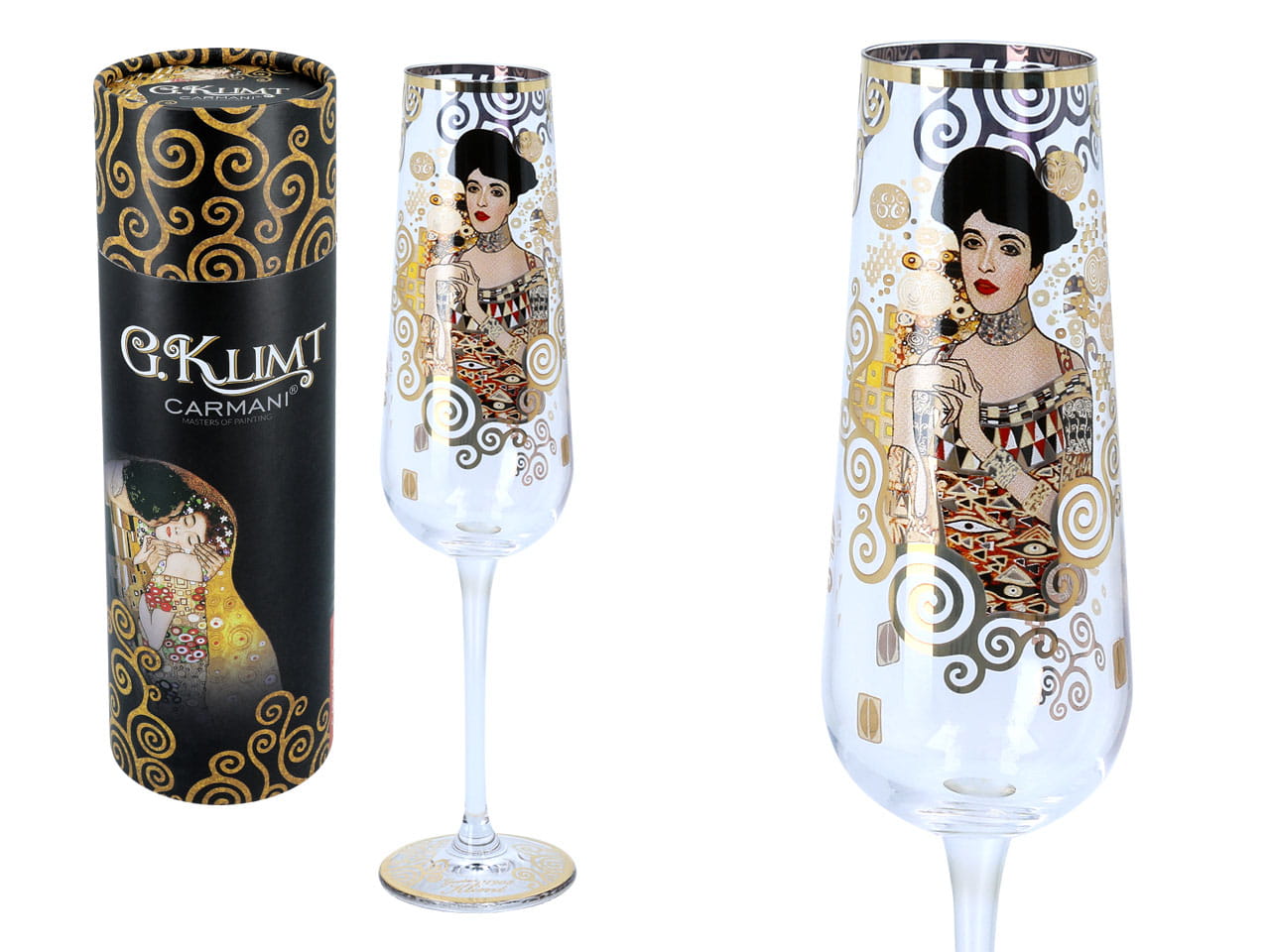 Kieliszek do szampana Carmani G. Klimt – Adela - obrazek 2