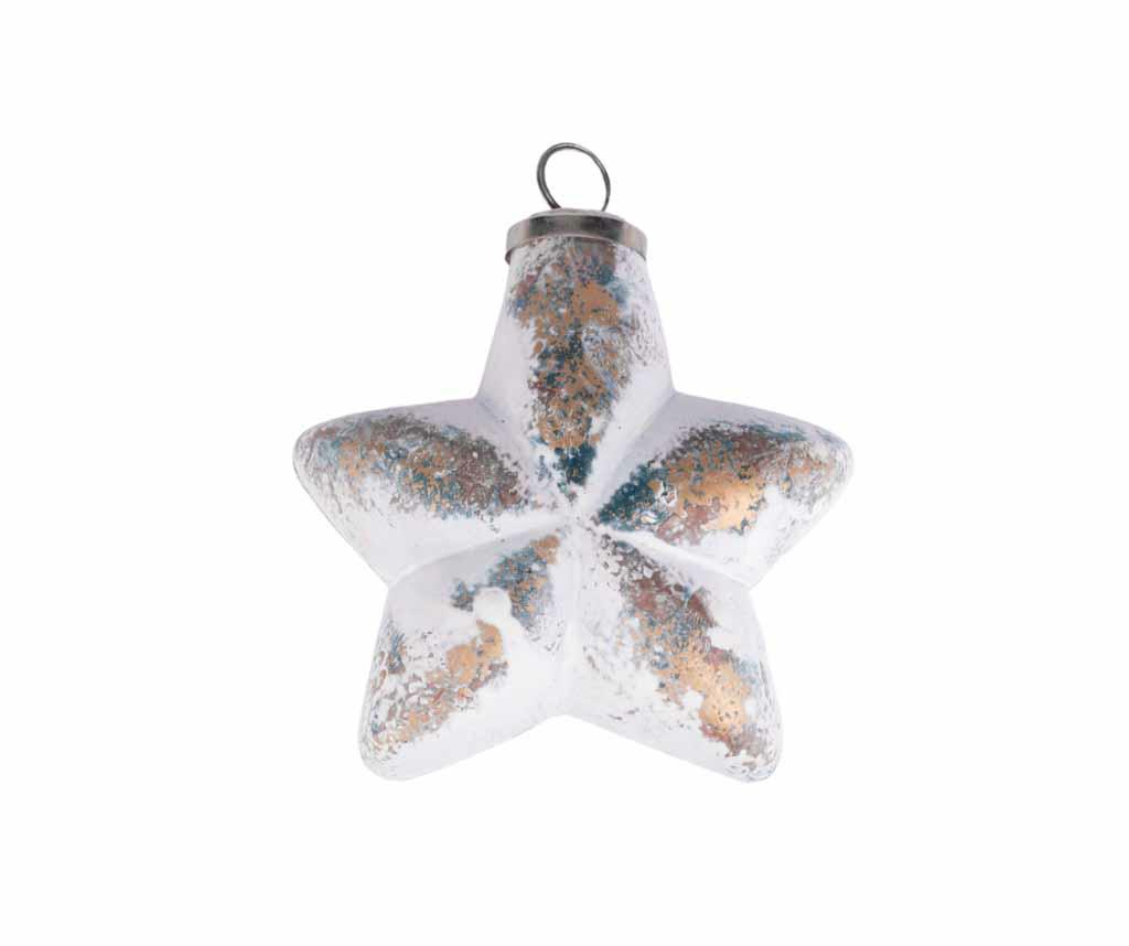 Bombki szklane Belldeco Bosco White Cinnamon