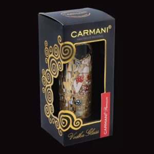 Kieliszek do wódki Carmani G. Klimt – Pocałunek + komplet podkładek