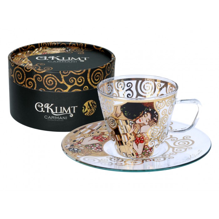 Filiżanka espresso Carmani G. Klimt – Pocałunek - obrazek 2