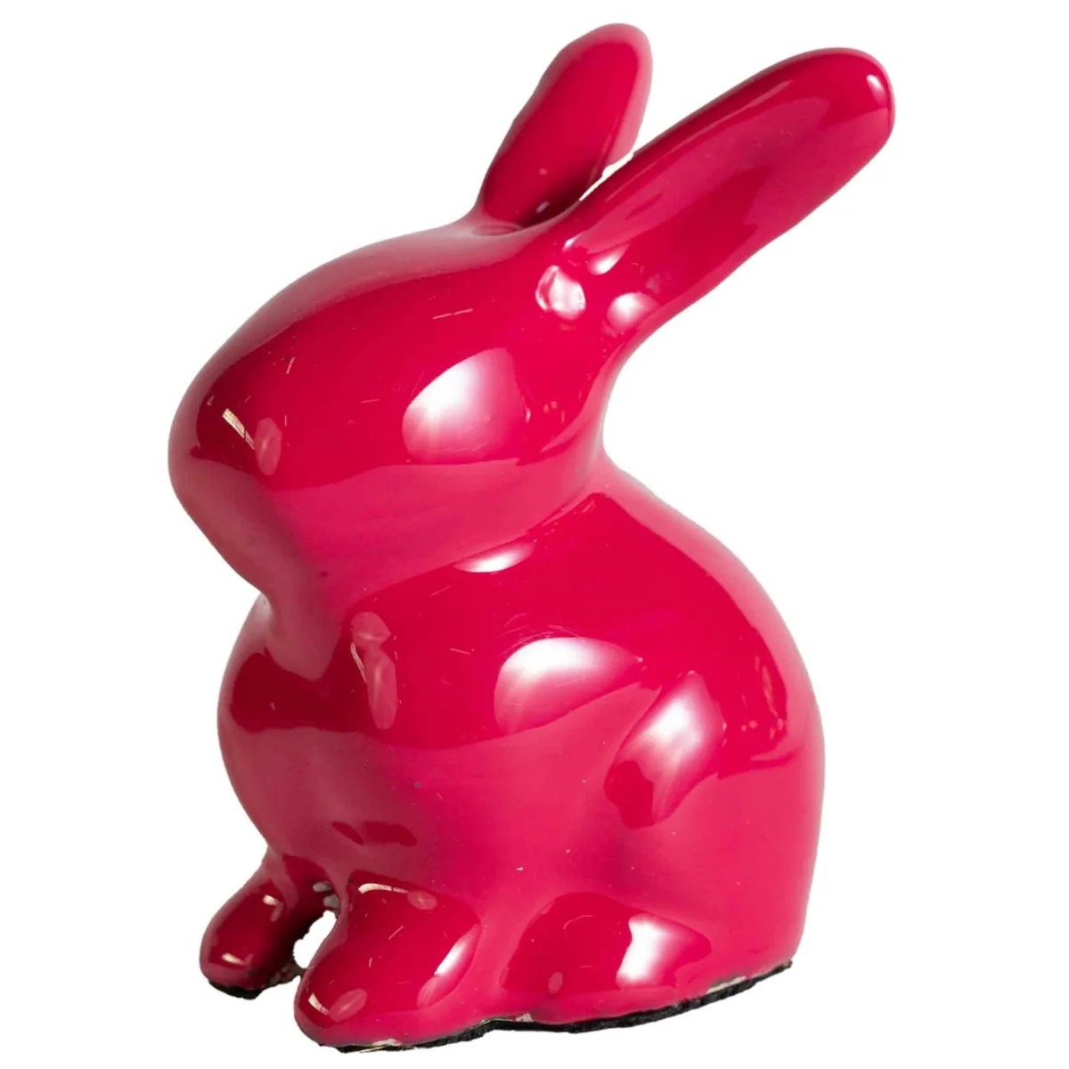 Figurka zając Rose Belldeco – Energetyczna Fuksja Połysk