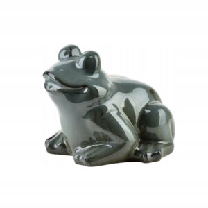 Figura żaba ceramiczna Mondex MAVE BLUE – Granatowa Dekoracja