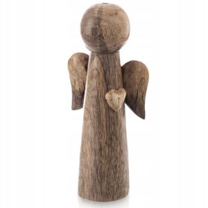 Figurka anioła Orion – Drewniany z Mango 21 cm