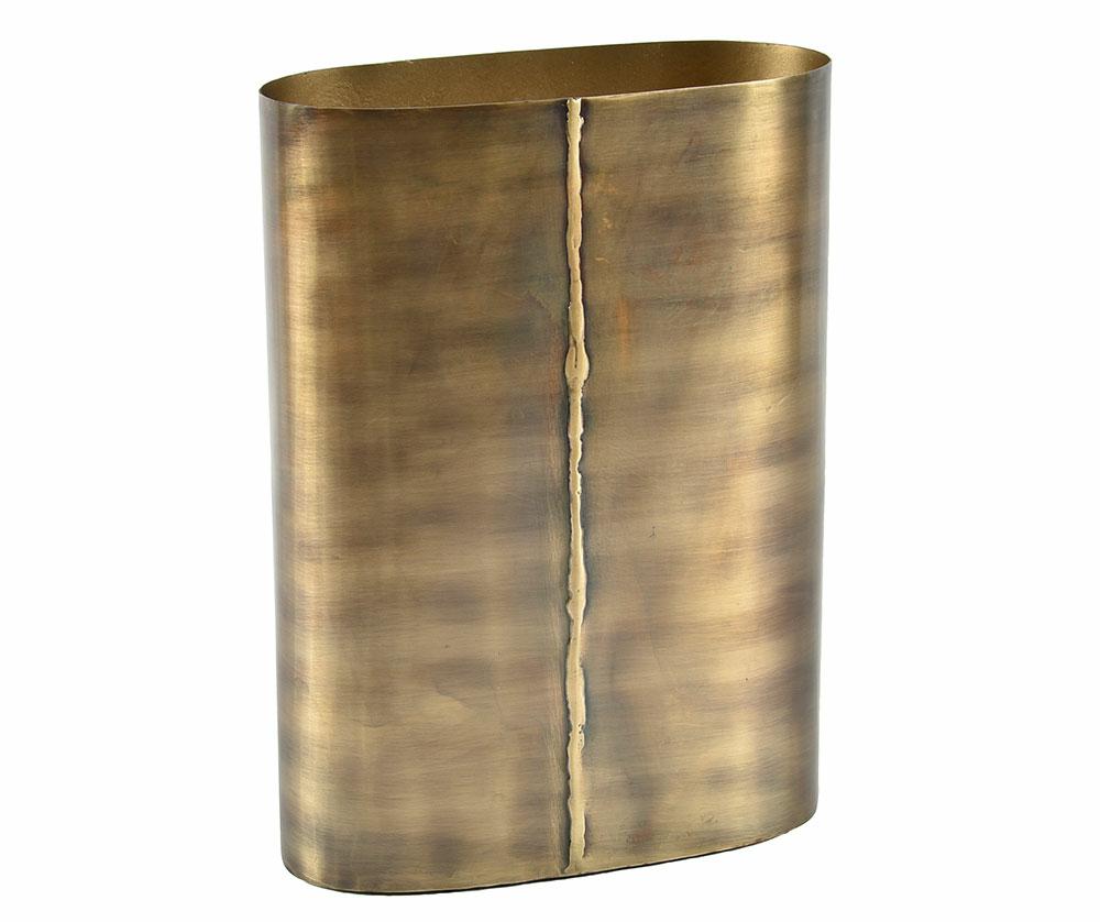 Wazon prosty złoty Belldeco – Gold Line Metalowy - obrazek 2