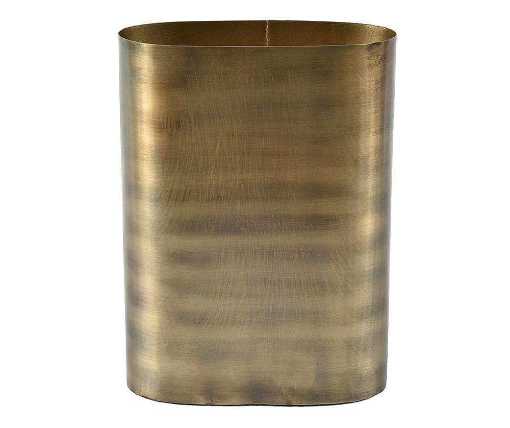 Wazon prosty złoty Belldeco – Gold Line Metalowy