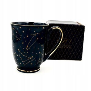Kubek porcelanowy Zodiac Black Bogucice 350 ml