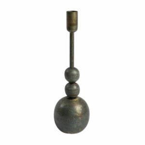 Świecznik metalowy kule Belldeco – Geometria Vintage z Patyną