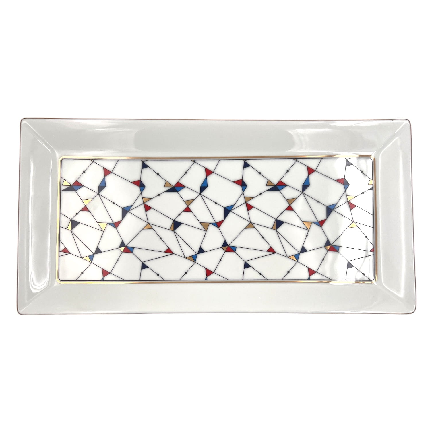 Taca porcelanowa Bogucice Arlekin – 36,5 x 18 cm