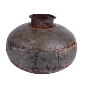 Wazon metalowy Belldeco Brocante – Stary Nitowany Dzban