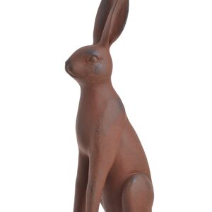 Figurka zająca z akrylu Canea – Rustykalna Dekoracja Vintage