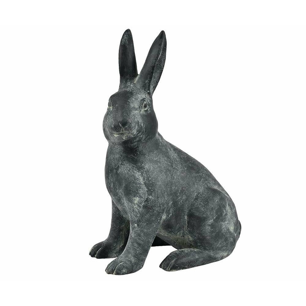 Figurka Belldeco Zając Rocca – Industrialna Ozdoba Antracyt