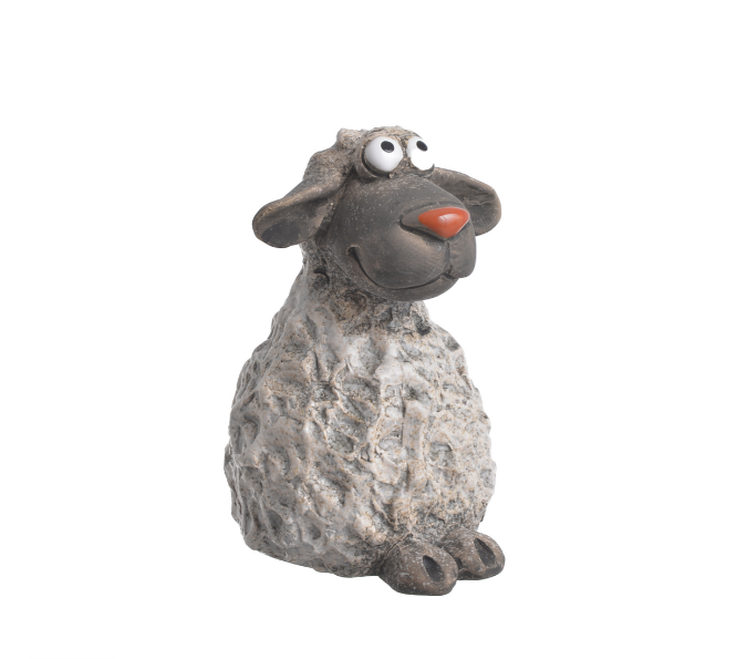 Ceramiczna figurka wesoła owca Canea – Rustykalna Ozdoba