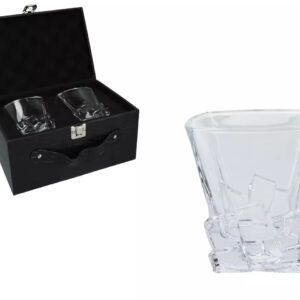 Zestaw 2 szklanek do whisky Hanipol w walizce