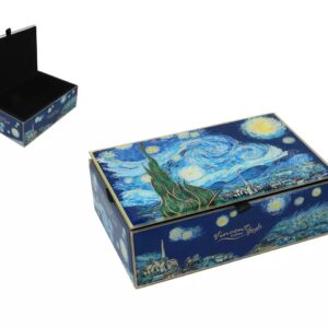 Szkatułka szklana Van Gogh Gwiaździsta Noc Carmani