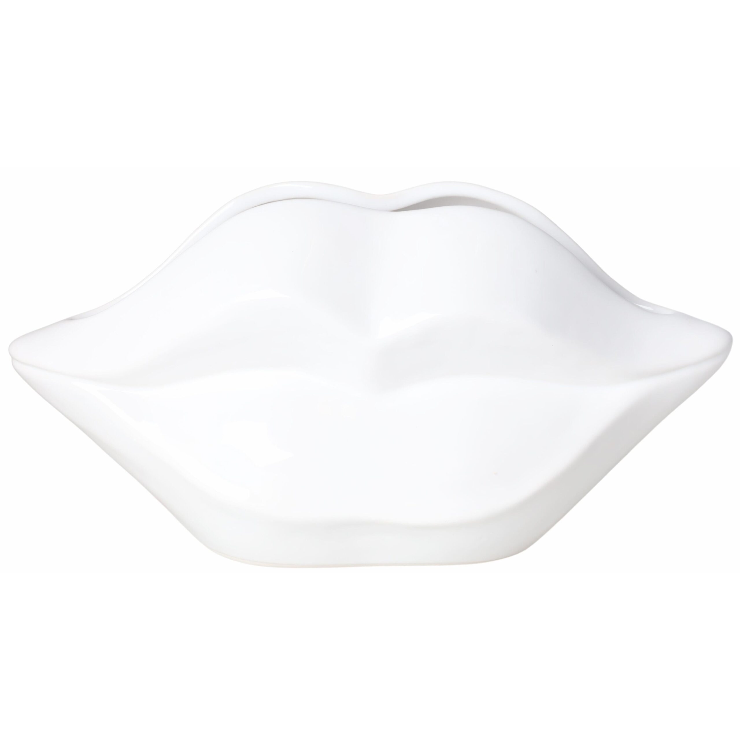 Biały wazon ceramiczny usta Ewax – minimalistyczny połysk