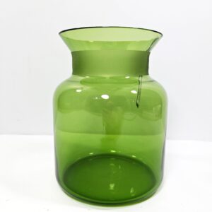 Szklany wazon Dekorpap Spring Green – pękaty, zielony