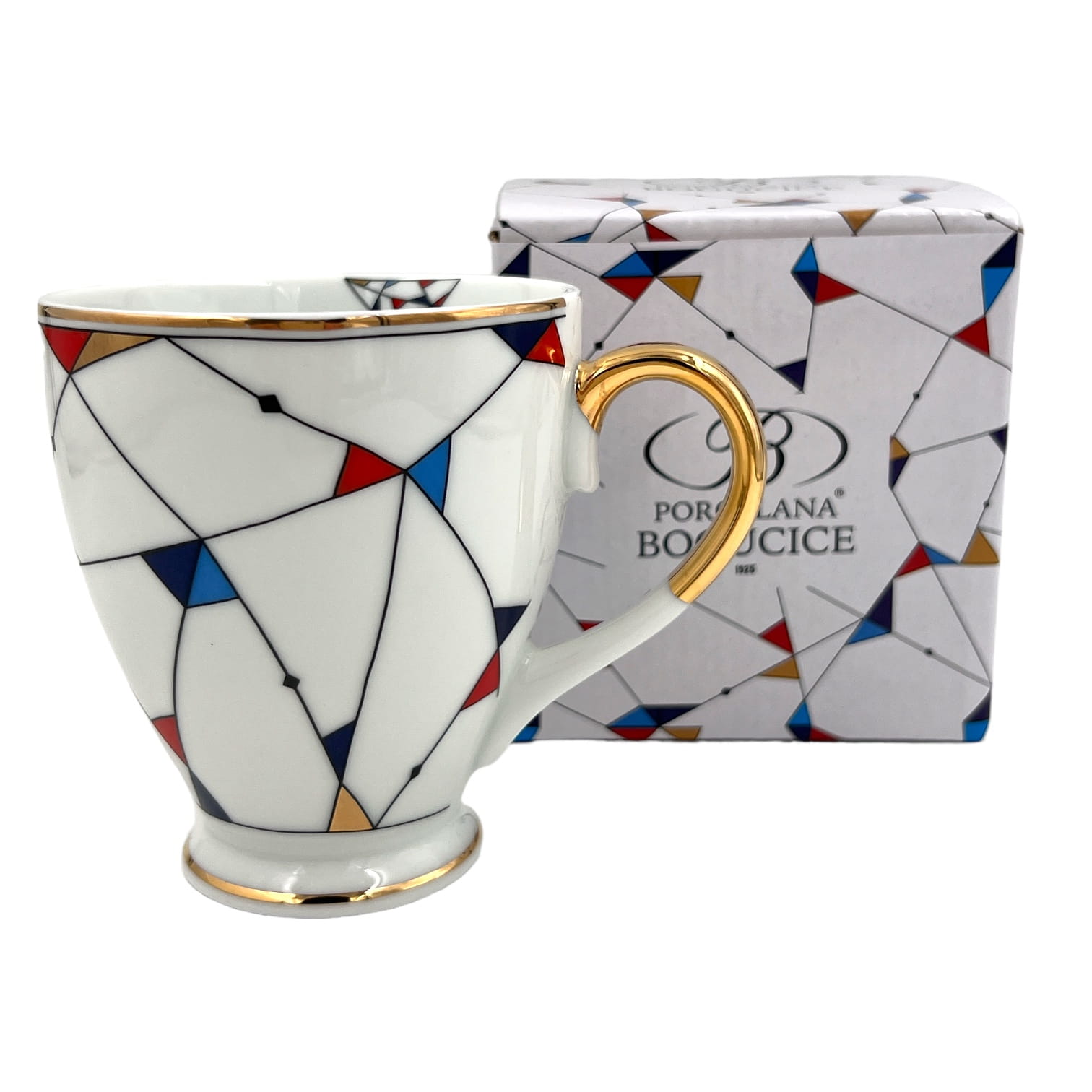 Kubek porcelanowy Bogucice Arlekin – 360 ml