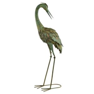 Metalowa figura Czapla Mondex Cedric – 83,5 cm