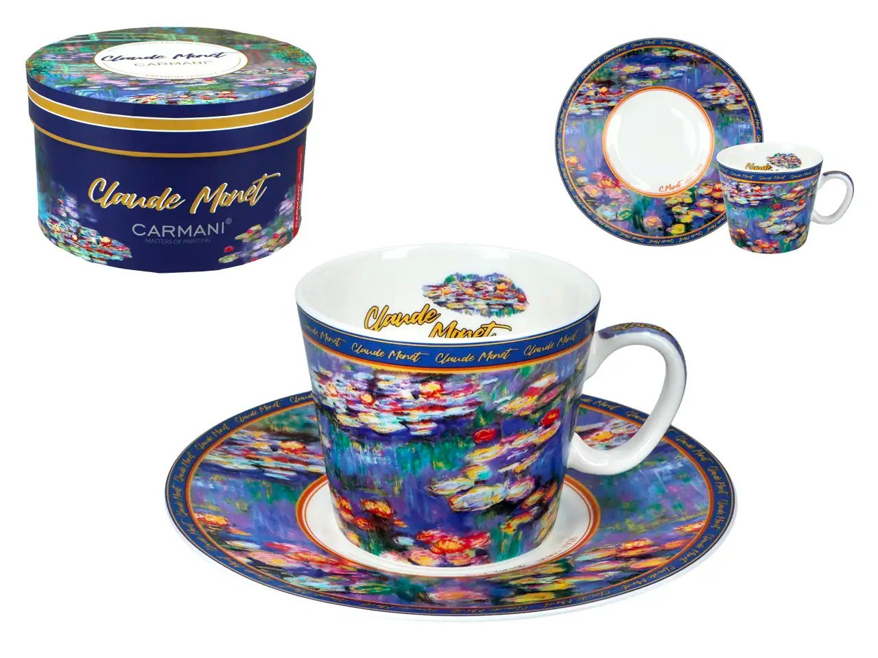 Filiżanka espresso Carmani C. Monet Lilie wodne