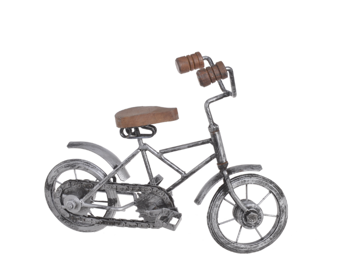 Figurka metalowy rower Canea – industrialny styl retro