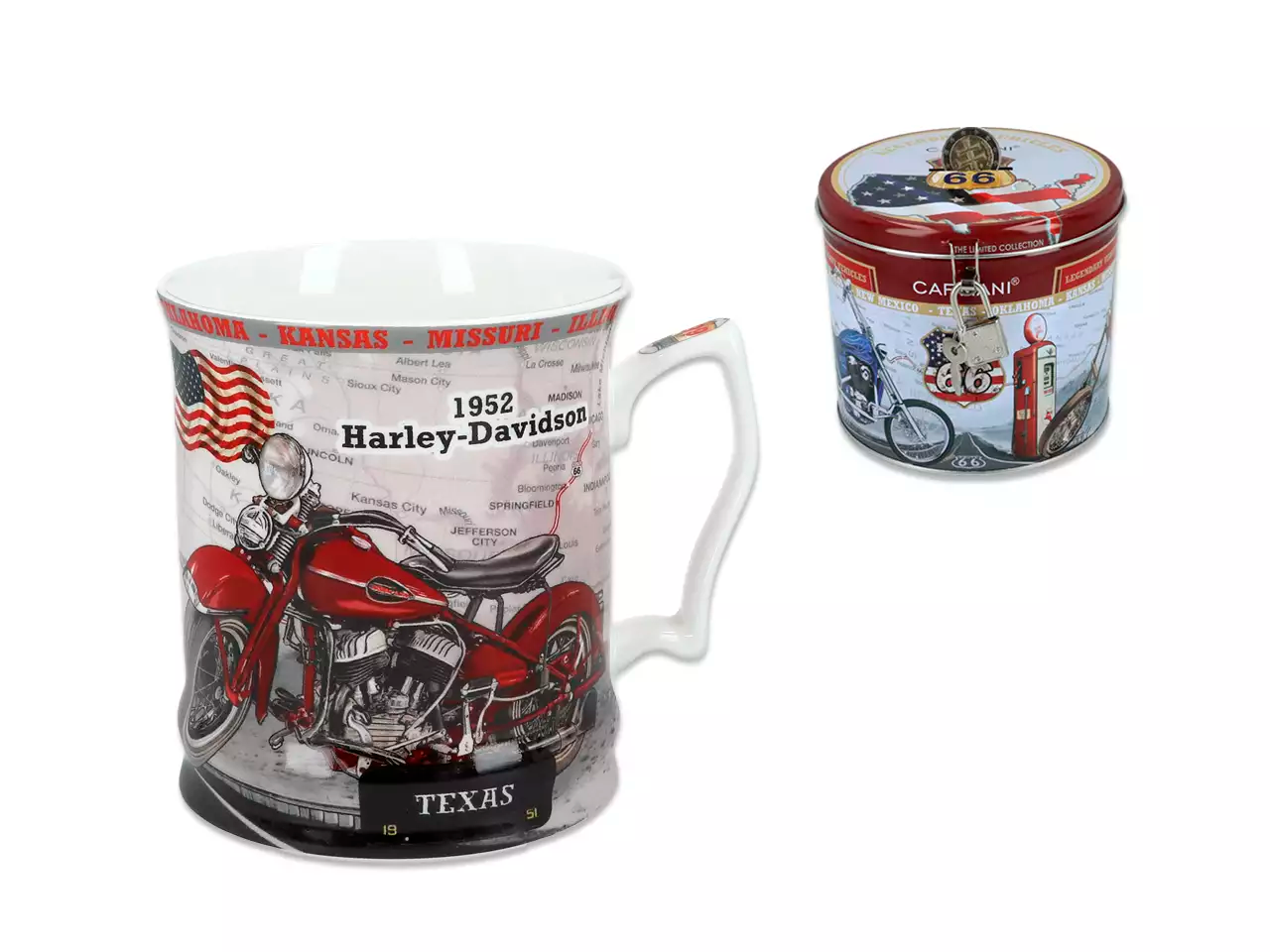 Kubek Carmani Harley Davidson 1952 – w puszce skarbonce