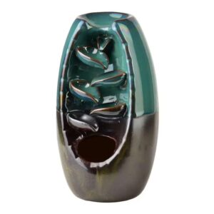 BACKFLOW Kominek ceramiczny Mondex – efekt wodospadu dymnego