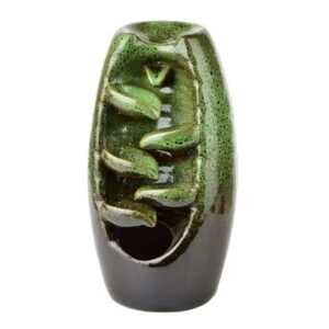 BACKFLOW Kominek ceramiczny Mondex 18 cm – efekt wodospadu dymnego
