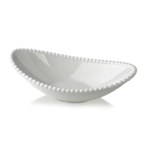 BASIC Miska Mondex 26×14 cm 430ml – podłużna porcelana kremowa