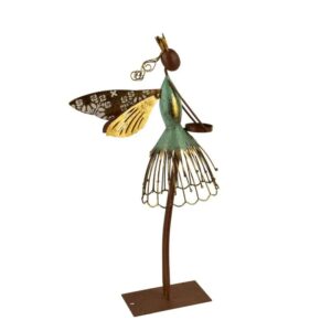 Figura wróżka metalowa Mondex LYDIA 31x10x51cm