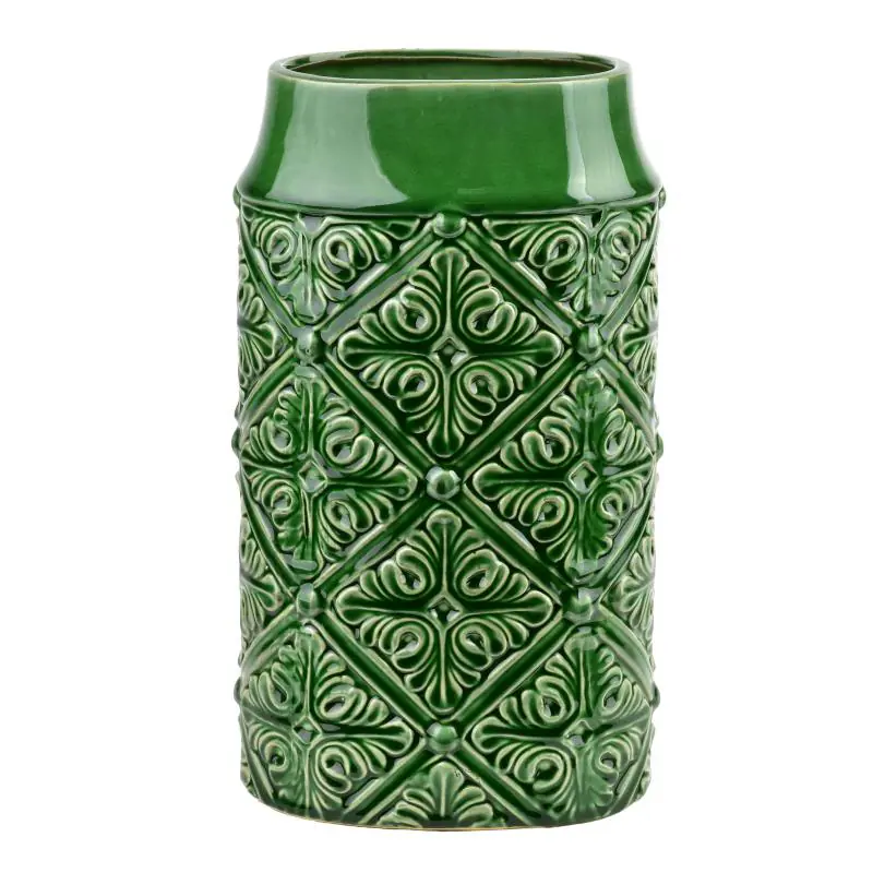 Wazon ceramiczny Mondex AMANDINE zielony 36 cm