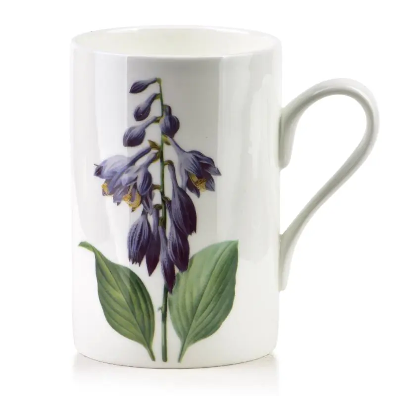Kubek porcelanowy bone china Affekdesign ARMANO z kwiatem