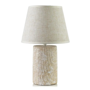LETI GREY Lampa stołowa ceramiczna Mondex E14