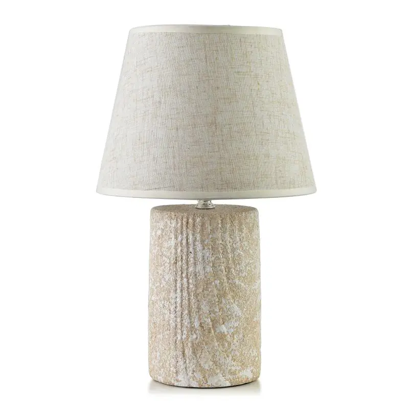 LETI GREY Lampa stołowa ceramiczna Mondex E14